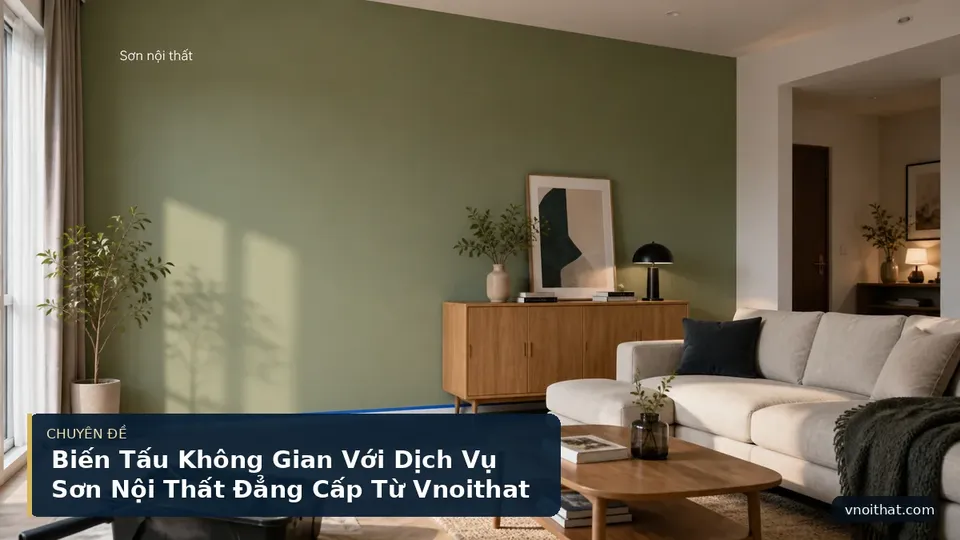 Biến Tấu Không Gian Với Dịch Vụ Sơn Nội Thất Đẳng Cấp Từ Vnoithat