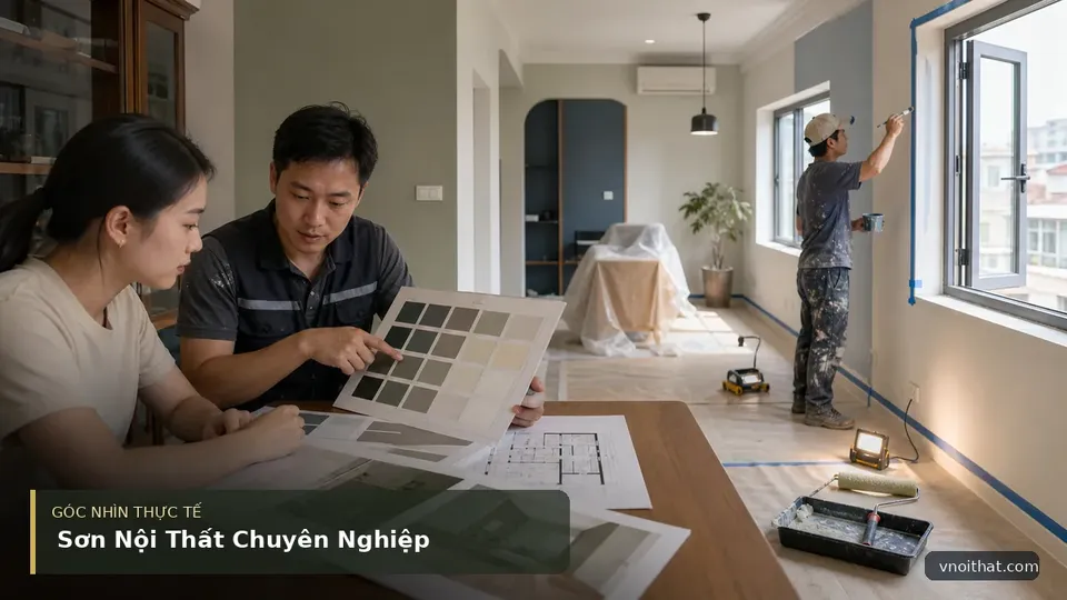 Cải Tạo Không Gian Sống Với Dịch Vụ Sơn Nội Thất Từ Vnoithat — hình minh họa nội thất