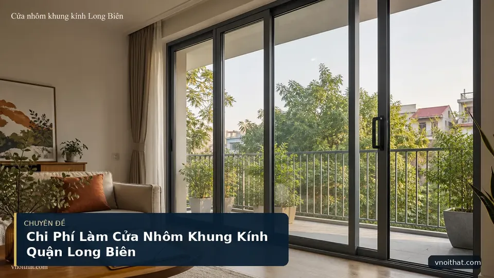 Chi Phí Làm Cửa Nhôm Khung Kính Quận Long Biên