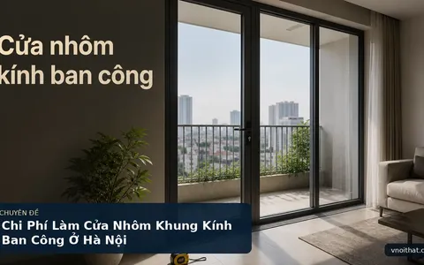Chi Phí Làm Cửa Nhôm Khung Kính Ban Công Ở Hà Nội