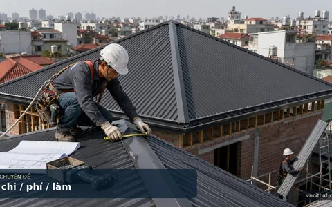 Chi Phí Làm Hoặc Sửa Chữa Mái Tôn 4 Mái Hà Nội