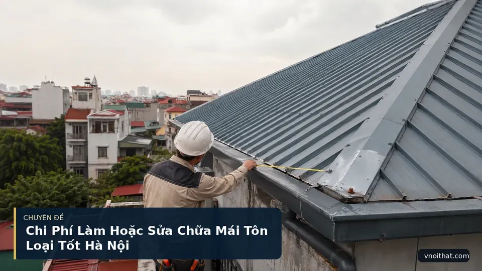 Chi Phí Làm Hoặc Sửa Chữa Mái Tôn Loại Tốt Hà Nội