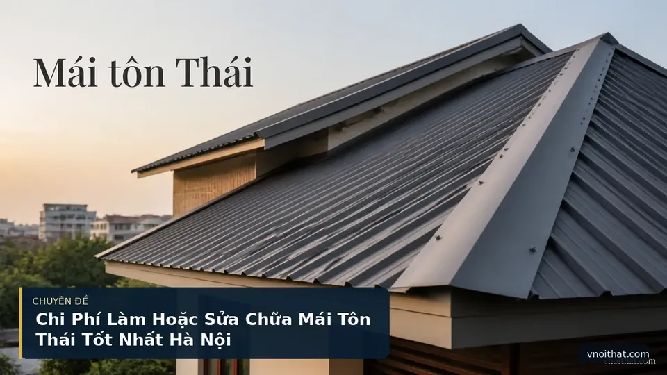 Chi Phí Làm Hoặc Sửa Chữa Mái Tôn Thái Tốt Nhất Hà Nội