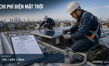 Chi Phí Làm Hoặc Sửa Chữa Pin Mặt Trời Mái Tôn Hà Nội