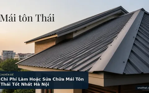 Chi Phí Làm Hoặc Sửa Chữa Mái Tôn Thái Tốt Nhất Hà Nội
