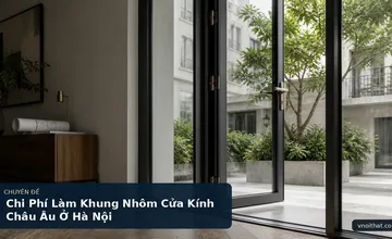 Chi Phí Làm Khung Nhôm Cửa Kính Châu Âu Ở Hà Nội