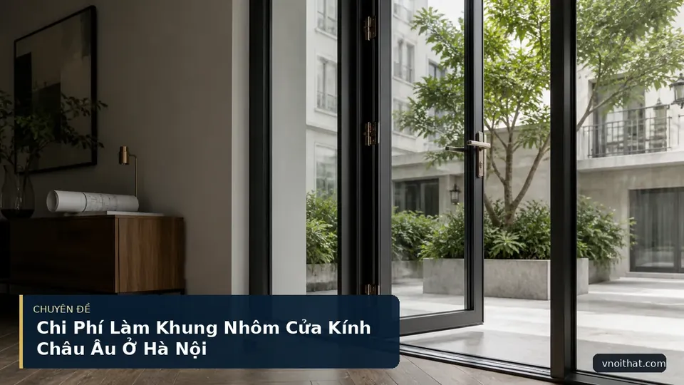Chi Phí Làm Khung Nhôm Cửa Kính Châu Âu Ở Hà Nội