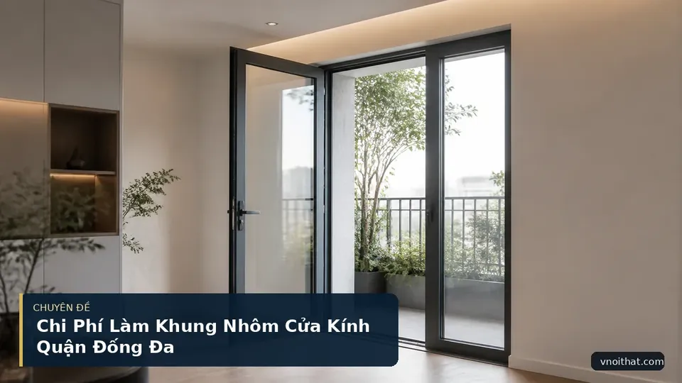 Chi Phí Làm Khung Nhôm Cửa Kính Quận Đống Đa