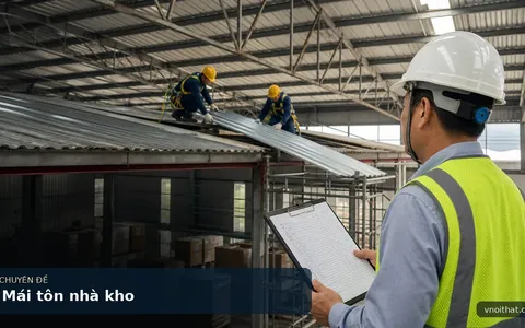 Chi Phí Làm Và Sửa Chữa Mái Tôn Nhà Kho Hà Nội