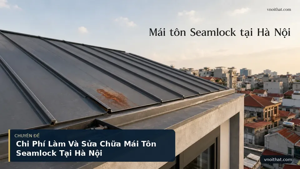 Chi Phí Làm Và Sửa Chữa Mái Tôn Seamlock Tại Hà Nội