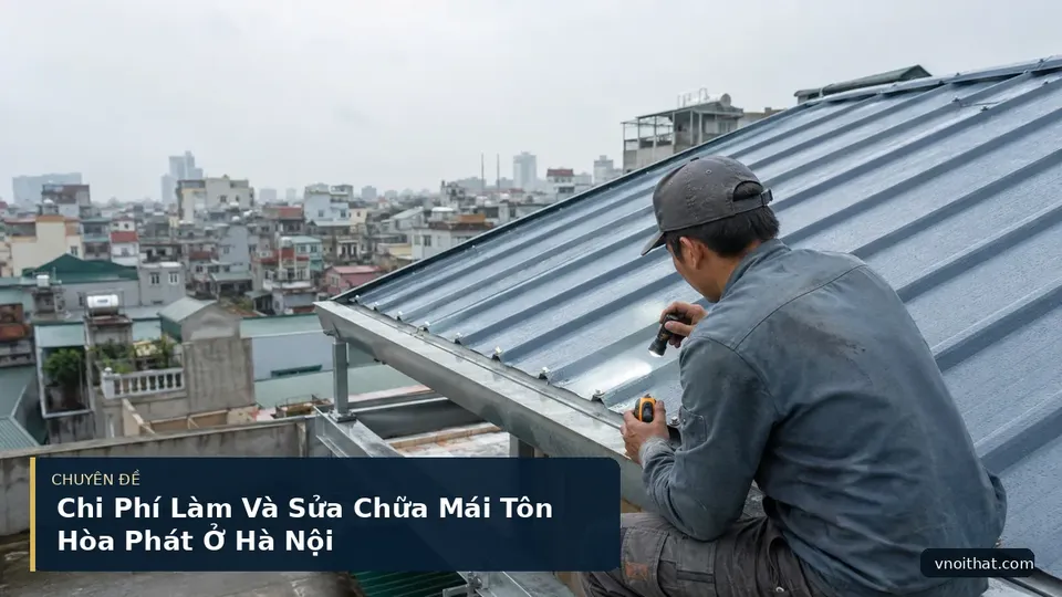 Chi Phí Làm Và Sửa Chữa Mái Tôn Hòa Phát Ở Hà Nội