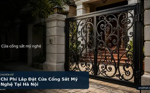 Chi Phí Lắp Đặt Cửa Cổng Sắt Mỹ Nghệ Tại Hà Nội