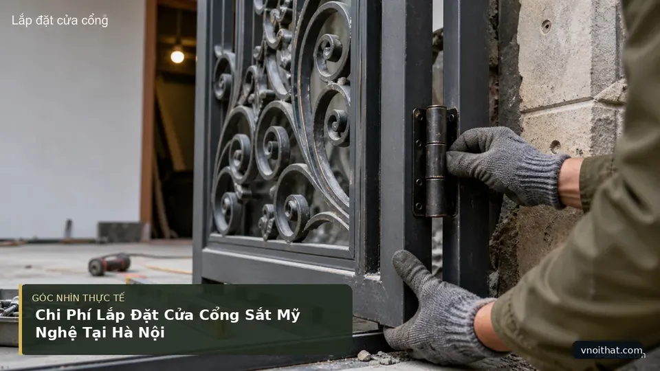 Chi tiết minh họa nội thất trong bài Chi Phí Lắp Đặt Cửa Cổng Sắt Mỹ Nghệ Tại Hà Nội