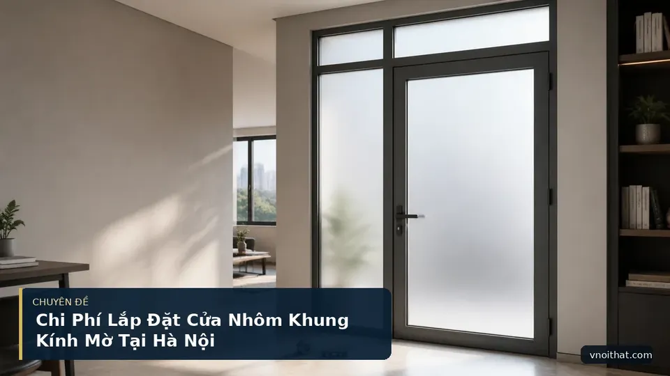 Chi Phí Lắp Đặt Cửa Nhôm Khung Kính Mờ Tại Hà Nội