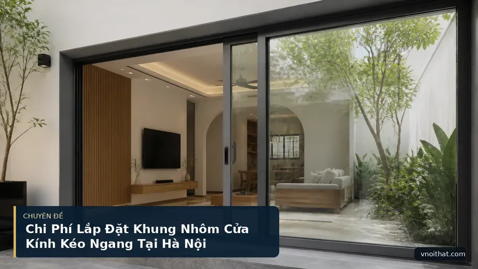 Chi Phí Lắp Đặt Khung Nhôm Cửa Kính Kéo Ngang Tại Hà Nội
