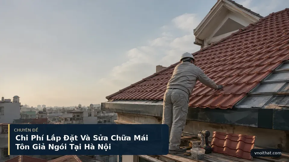 Chi Phí Lắp Đặt Và Sửa Chữa Mái Tôn Giả Ngói Tại Hà Nội