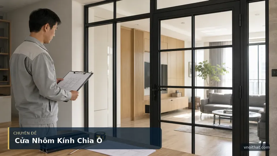 Chi Phí Thi Công Cửa Nhôm Khung Kính Chia Ô Hà Nội – Bảng Giá Mới Và Cạnh Tranh Nhất