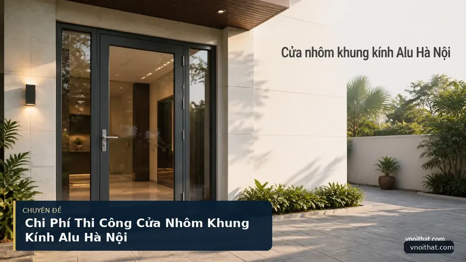 Chi Phí Thi Công Cửa Nhôm Khung Kính Alu Hà Nội
