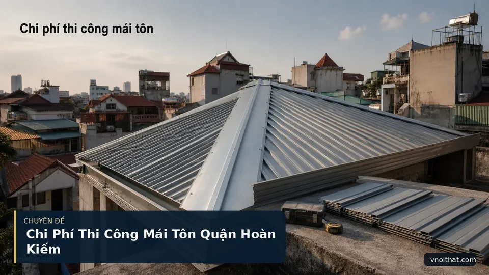 Chi Phí Thi Công Mái Tôn Quận Hoàn Kiếm
