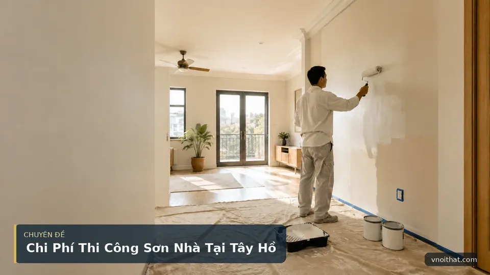 Chi Phí Thi Công Sơn Nhà Tại Tây Hồ