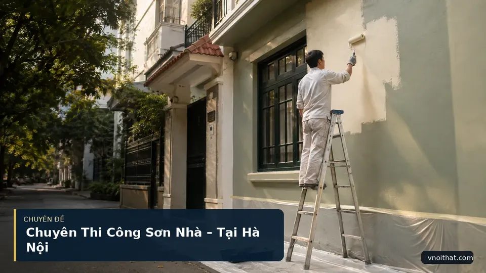 Chuyên Thi Công Sơn Nhà – Tại Hà Nội
