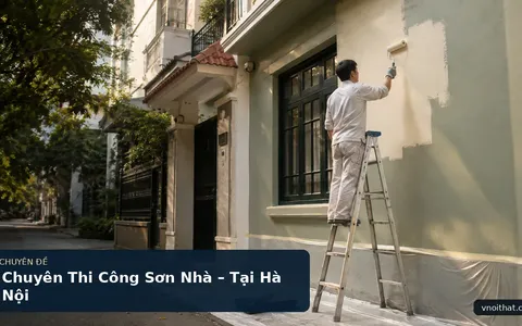Chuyên Thi Công Sơn Nhà – Tại Hà Nội