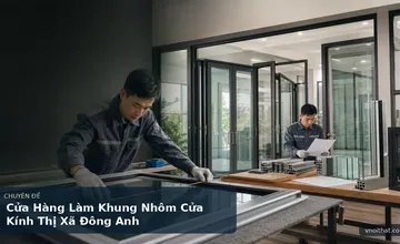 Cửa Hàng Làm Khung Nhôm Cửa Kính Thị Xã Đông Anh