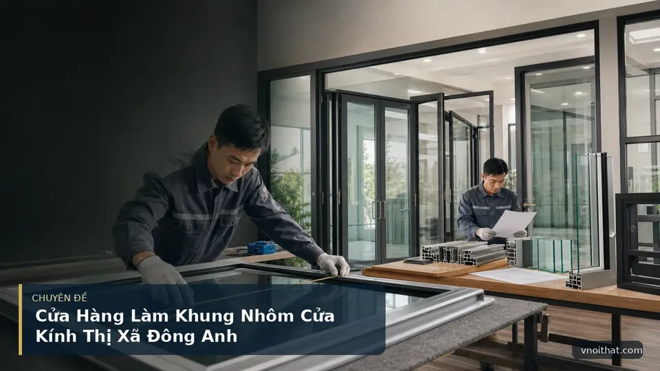 Cửa Hàng Làm Khung Nhôm Cửa Kính Thị Xã Đông Anh