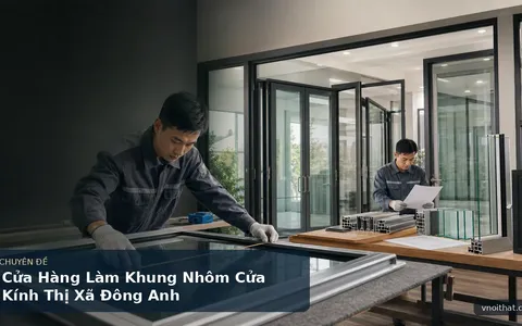 Cửa Hàng Làm Khung Nhôm Cửa Kính Thị Xã Đông Anh