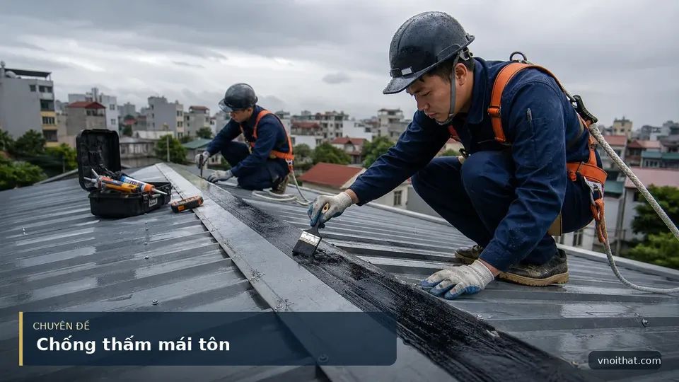 Dịch Vụ Chống Thấm Chống Dột Mái Tôn – tại Hà Nội