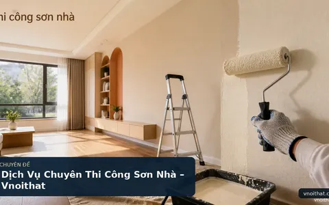 Dịch Vụ Chuyên Thi Công Sơn Nhà – Vnoithat