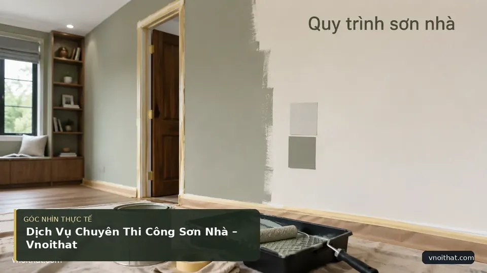Chi tiết minh họa nội thất trong bài Dịch Vụ Chuyên Thi Công Sơn Nhà – Vnoithat