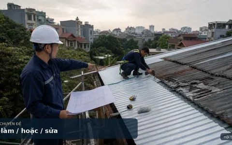 Dịch Vụ Làm Hoặc Sửa Chữa Mái Tôn Quận Bắc Từ Liêm