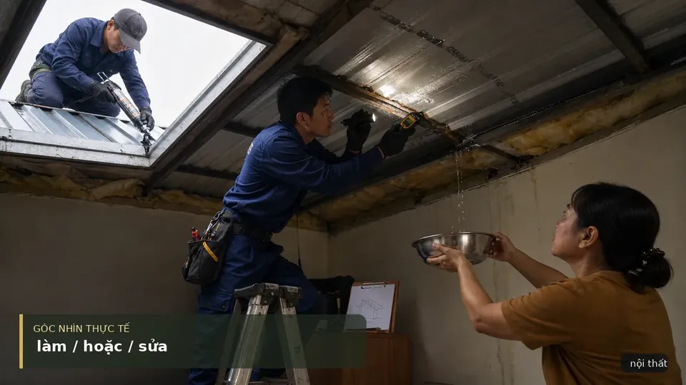 Dịch Vụ Làm Hoặc Sửa Chữa Mái Tôn Quận Bắc Từ Liêm — hình minh họa nội thất