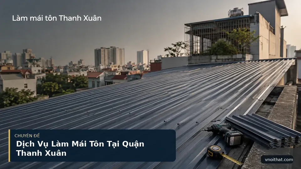 Dịch Vụ Làm Mái Tôn Tại Quận Thanh Xuân