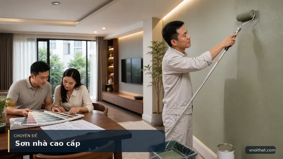 Dịch Vụ Sơn Nhà Cao Cấp Từ Vnoithat: Lựa Chọn Hoàn Hảo Cho Ngôi Nhà Của Bạn!