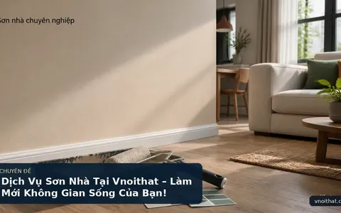 Dịch Vụ Sơn Nhà Tại Vnoithat – Làm Mới Không Gian Sống Của Bạn!