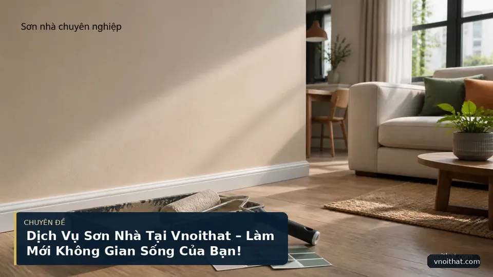 Dịch Vụ Sơn Nhà Tại Vnoithat – Làm Mới Không Gian Sống Của Bạn!