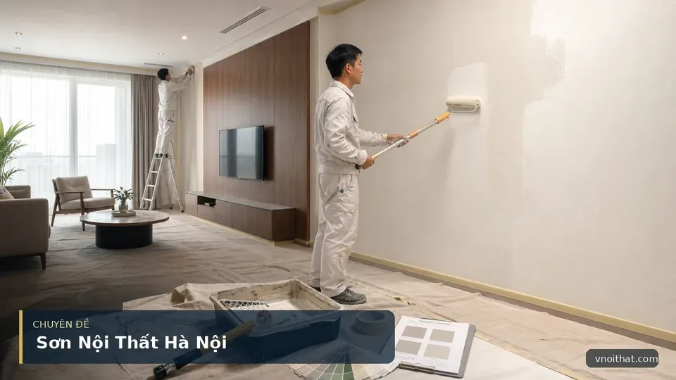 Dịch Vụ Sơn Nội Thất Tại Hà Nội – Bí Quyết Nâng Tầm Không Gian Sống Của Bạn!