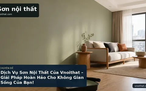 Dịch Vụ Sơn Nội Thất Của Vnoithat – Giải Pháp Hoàn Hảo Cho Không Gian Sống Của Bạn!