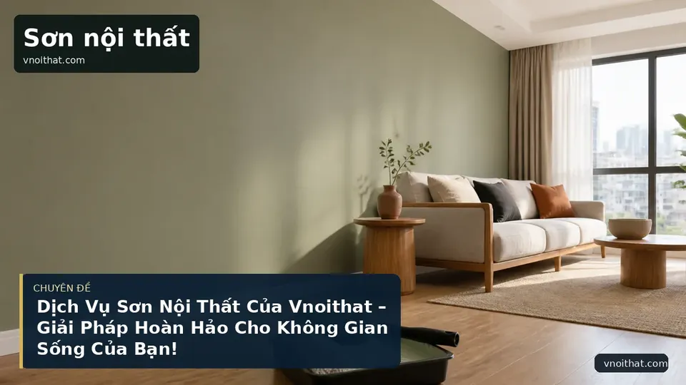 Dịch Vụ Sơn Nội Thất Của Vnoithat – Giải Pháp Hoàn Hảo Cho Không Gian Sống Của Bạn!