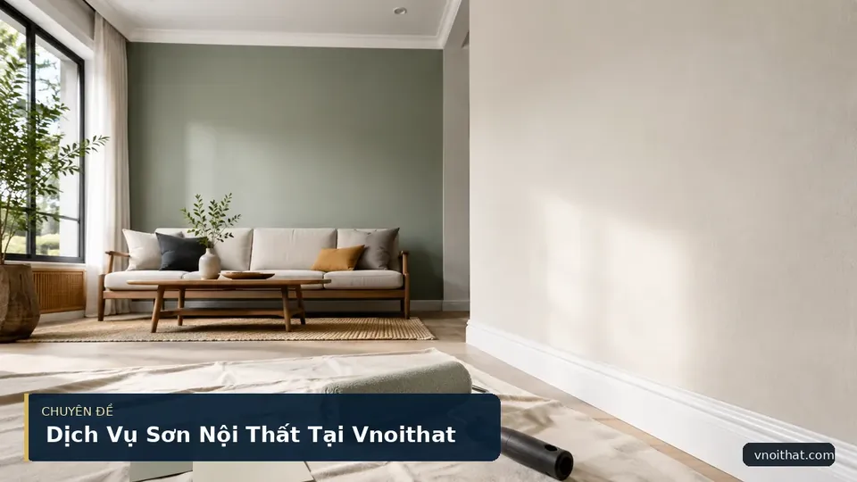 Dịch Vụ Sơn Nội Thất Tại Vnoithat