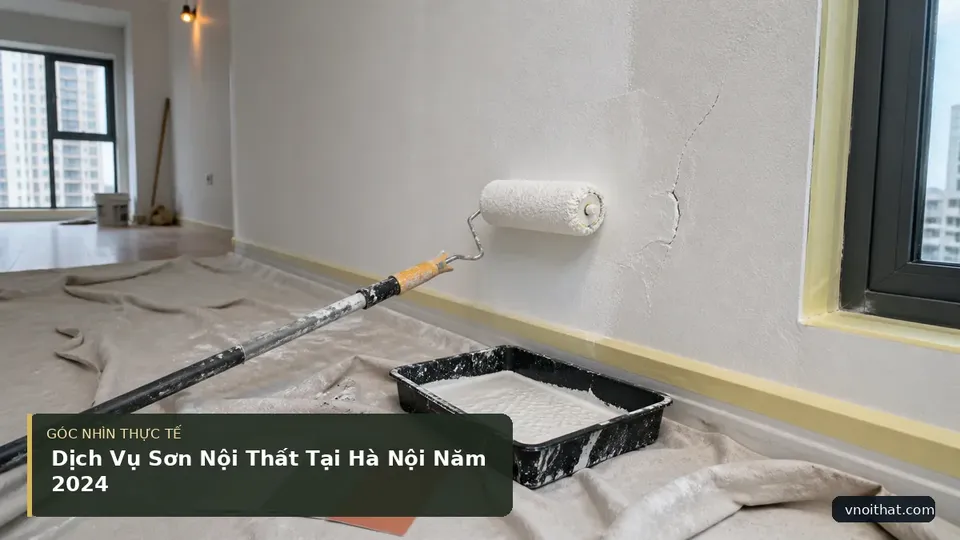 Chi tiết minh họa nội thất trong bài Dịch Vụ Sơn Nội Thất Tại Hà Nội Năm 2024