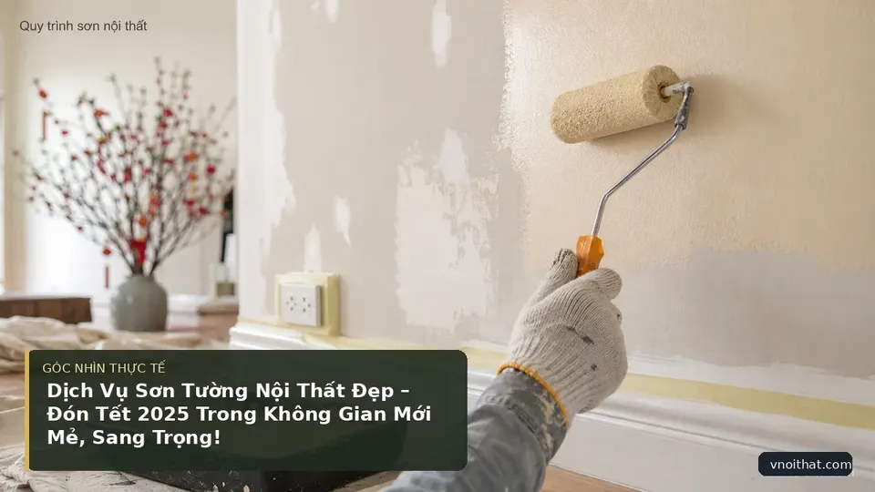 Chi tiết minh họa nội thất trong bài Dịch Vụ Sơn Tường Nội Thất Đẹp – Đón Tết 2025 Trong Không Gian Mới Mẻ, Sang Trọng!