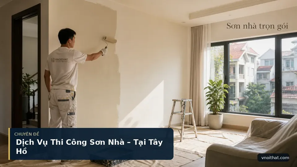 Dịch Vụ Thi Công Sơn Nhà – Tại Tây Hồ