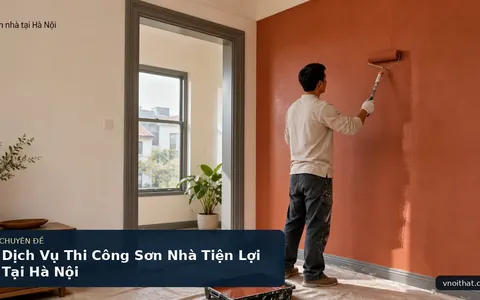 Dịch Vụ Thi Công Sơn Nhà Tiện Lợi Tại Hà Nội