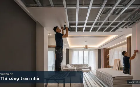 Dịch Vụ Thi Công Trần Nhà Thạch Cao