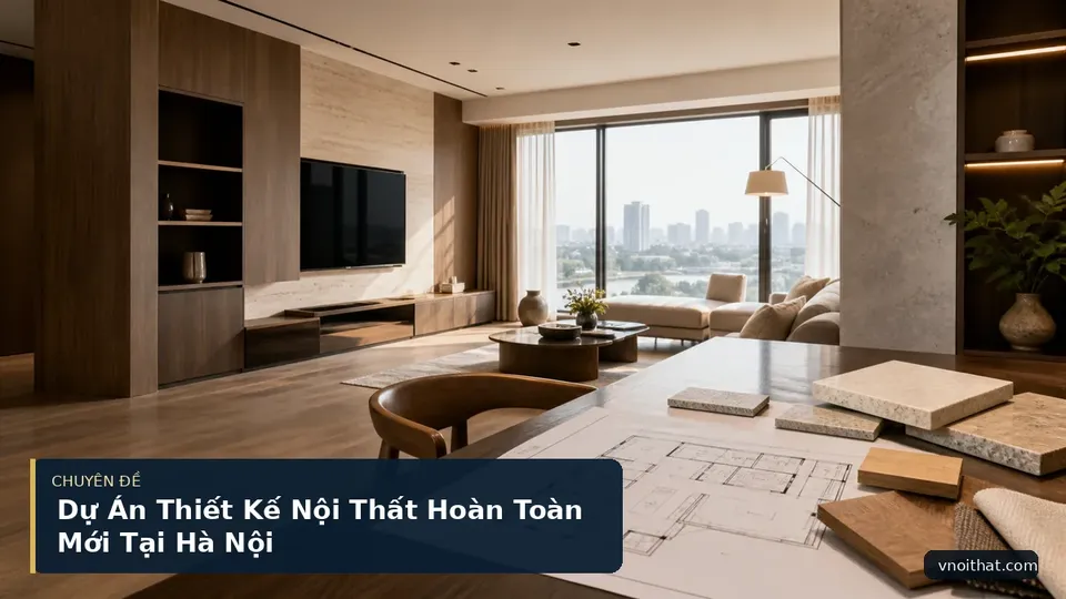 Dự Án Thiết Kế Nội Thất Hoàn Toàn Mới Tại Hà Nội