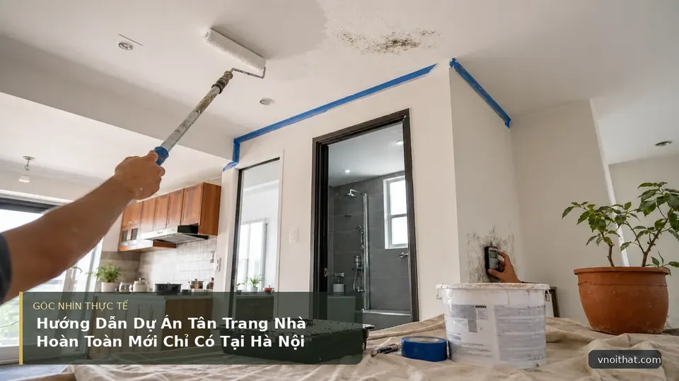 Hướng Dẫn Dự Án Tân Trang Nhà Hoàn Toàn Mới Chỉ Có Tại Hà Nội — hình minh họa nội thất