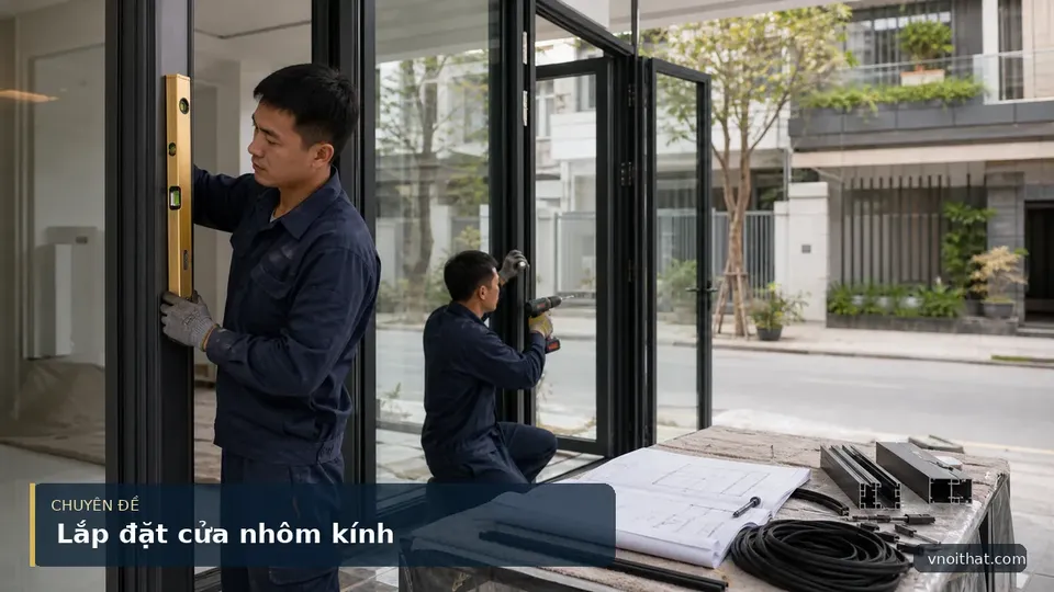 Địa Chỉ Lắp Đặt Khung Nhôm Cửa Kính Quận Hà Đông